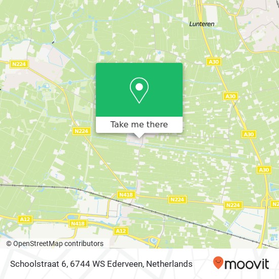 Schoolstraat 6, 6744 WS Ederveen map