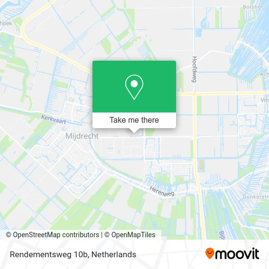 Rendementsweg 10b Karte