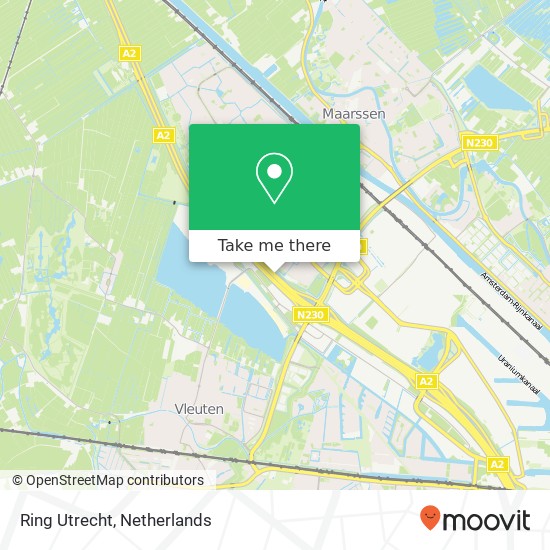 Ring Utrecht, 3608 Maarssen map
