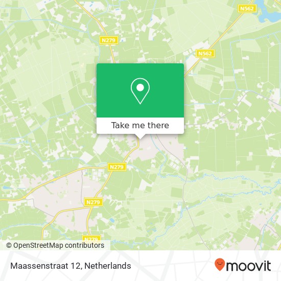 Maassenstraat 12, 6088 CX Roggel map