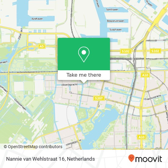 Nannie van Wehlstraat 16, 1064 MN,1064 MN Amsterdam Karte