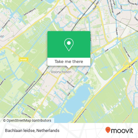 Bachlaan leidse, 2253 Voorschoten map