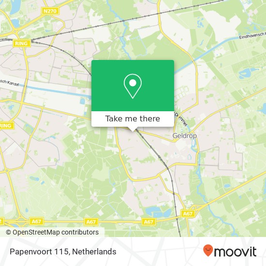 Papenvoort 115, 5663 AE Geldrop map