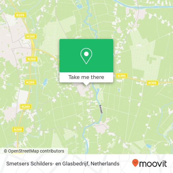 Smetsers Schilders- en Glasbedrijf, Molenstraat 28 map