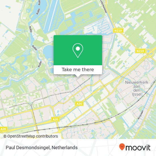 Paul Desmondsingel, 3069 XM Rotterdam map