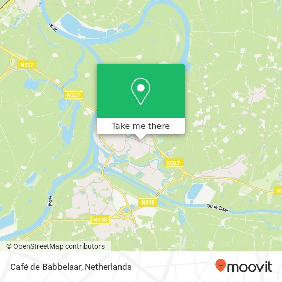 Café de Babbelaar map