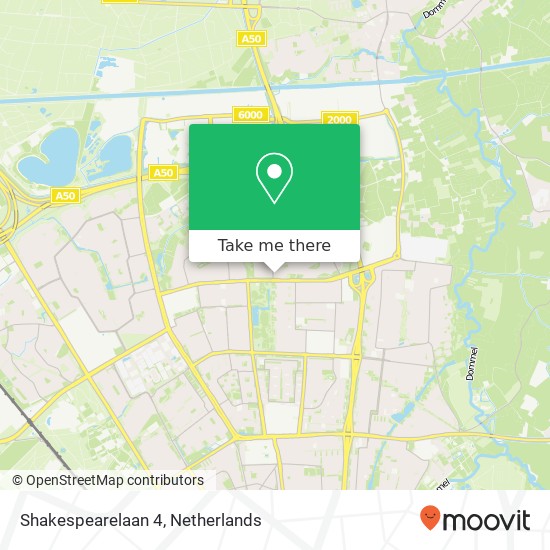 Shakespearelaan 4, 5629 MP Eindhoven Karte