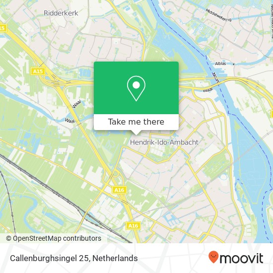 Callenburghsingel 25, 3342 CC Hendrik-Ido-Ambacht map