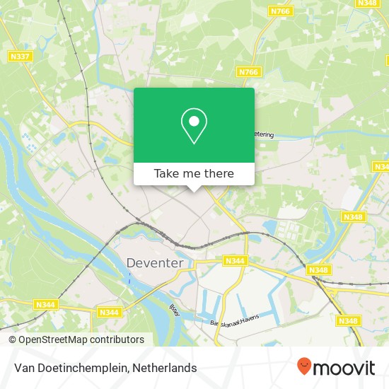 Van Doetinchemplein, 7415 Deventer map