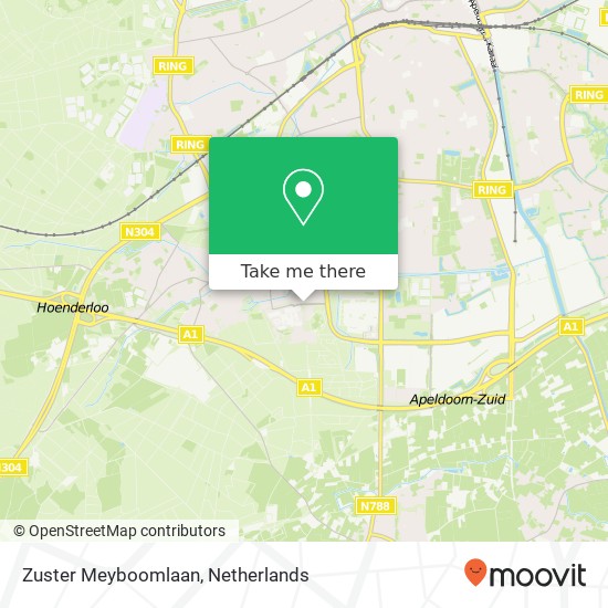 Zuster Meyboomlaan, 7339 Ugchelen map