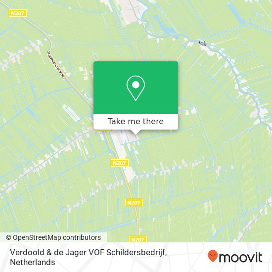 Verdoold & de Jager VOF Schildersbedrijf, Poldertocht 8 map