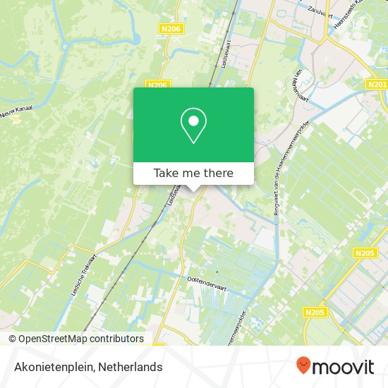 Akonietenplein, 2121 TR Bennebroek map