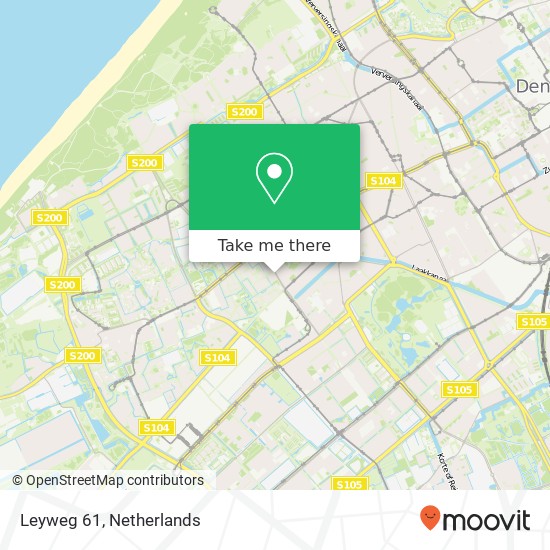 Leyweg 61, 2545 CC Den Haag Karte