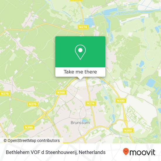 Bethlehem VOF d Steenhouwerij, Haefland 14 Karte