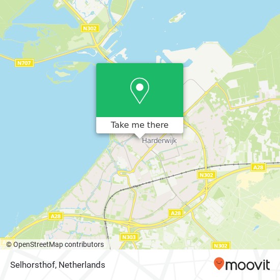 Selhorsthof, 3841 Harderwijk Karte
