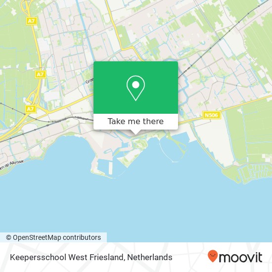 Keepersschool West Friesland, Willemsweg Karte