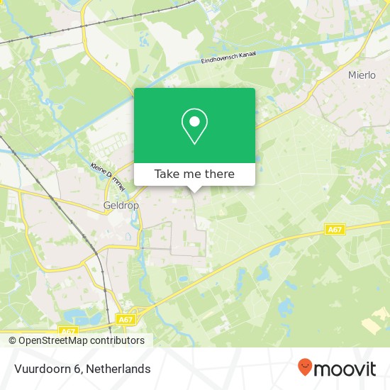 Vuurdoorn 6, 5666 AW Geldrop map