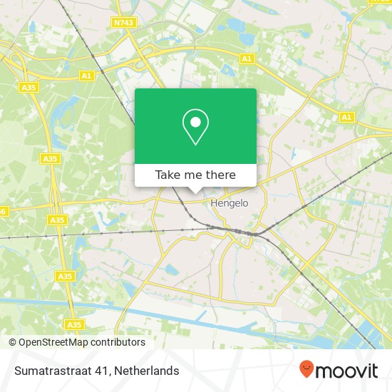 Sumatrastraat 41, 7556 SX Hengelo map