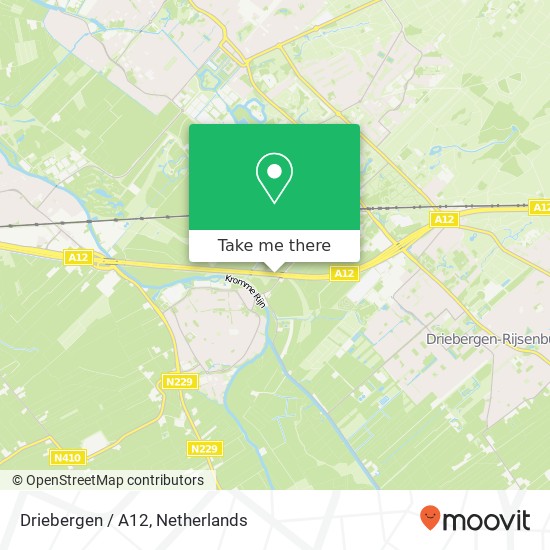 Driebergen / A12, 3984 Odijk map