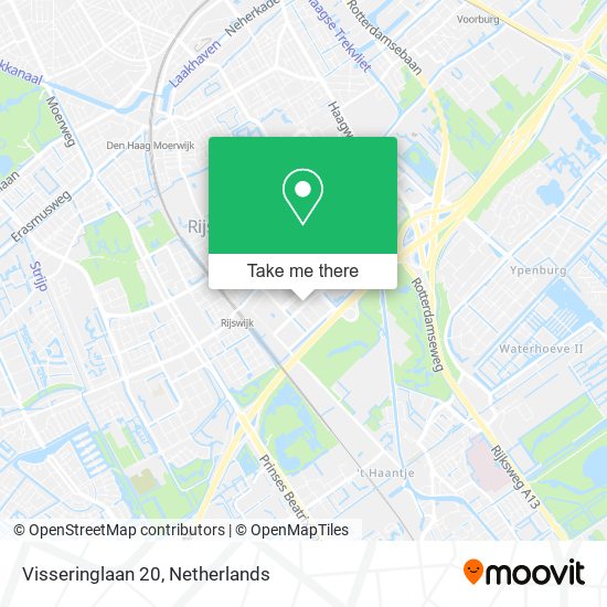 Visseringlaan 20 Karte