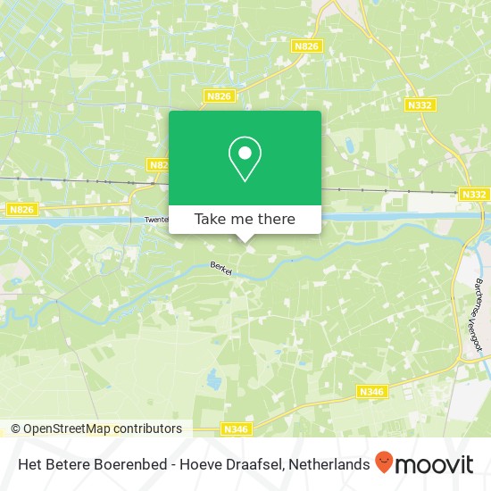 Het Betere Boerenbed - Hoeve Draafsel, Dochterenseweg 29A Karte