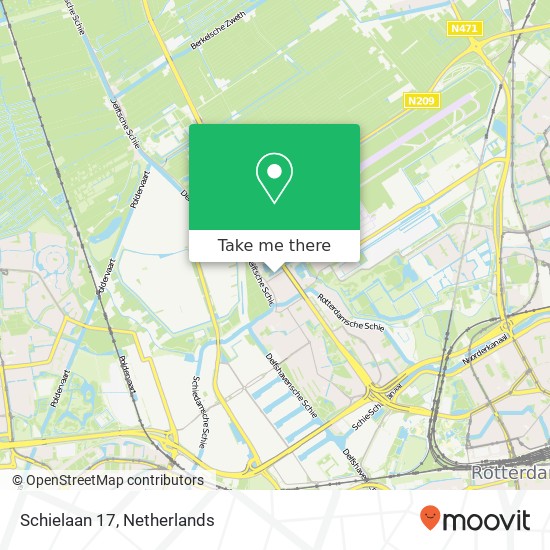 Schielaan 17, 3043 HA Rotterdam Karte
