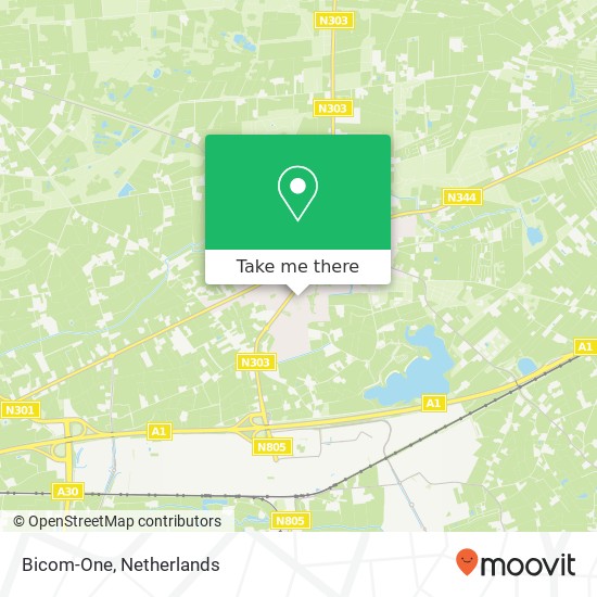 Bicom-One, Chopinlaan 28 map