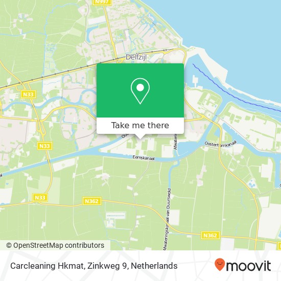 Carcleaning Hkmat, Zinkweg 9 map