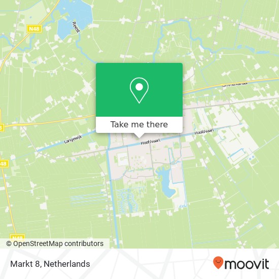 Markt 8, 7701 GV Dedemsvaart map