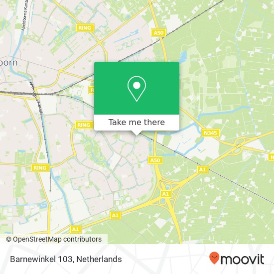 Barnewinkel 103, 7326 JJ Apeldoorn map