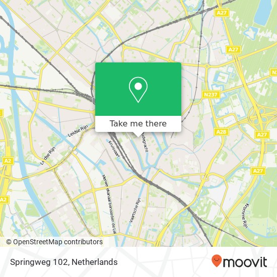 Springweg 102, 3511 VV Utrecht map