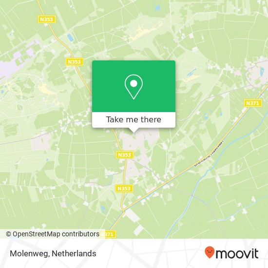 Molenweg, 7971 Havelte map