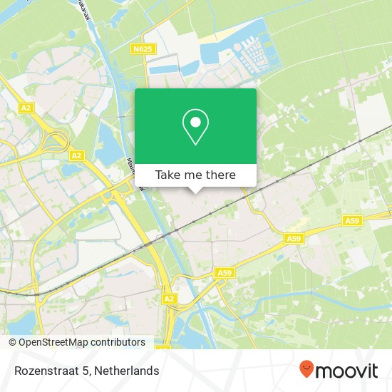 Rozenstraat 5, 5241 BS Rosmalen map