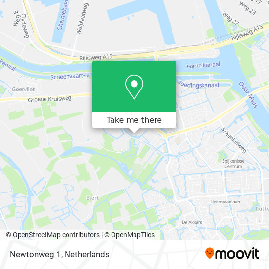 Newtonweg 1 map