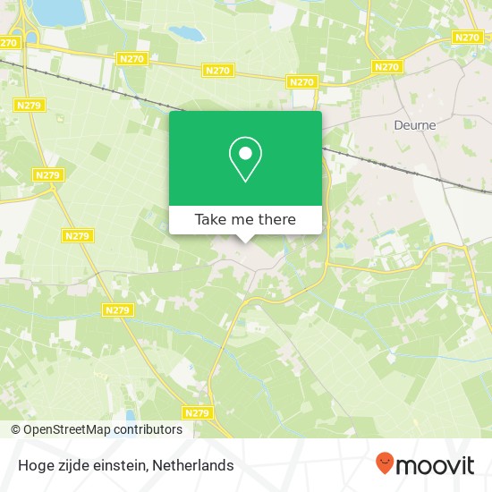 Hoge zijde einstein, 5756 AX Vlierden map