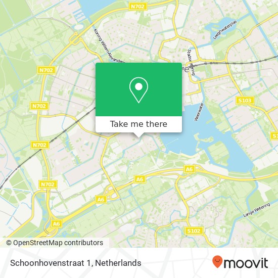 Schoonhovenstraat 1, 1324 VS Almere-Stad map