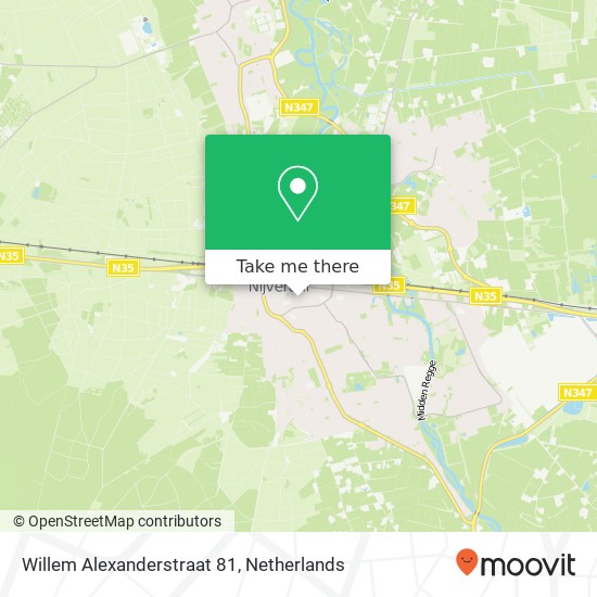 Willem Alexanderstraat 81, 7442 MA Nijverdal map