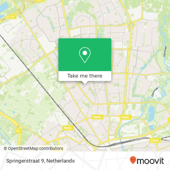 Springerstraat 9, 5622 GP Eindhoven Karte