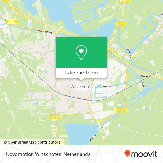 Novomotion Winschoten, S.W. Schortinghuisstraat 6 map