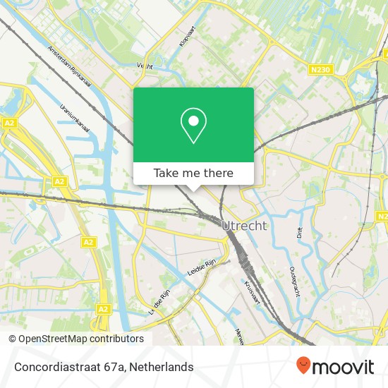 Concordiastraat 67a, 3551 EM Utrecht map