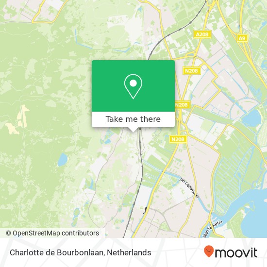 Charlotte de Bourbonlaan, 2082 BE Santpoort-Zuid map