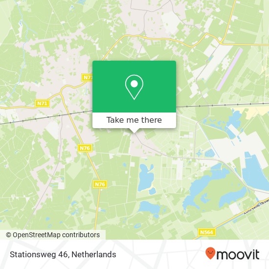 Stationsweg 46, 6024 BM Budel-Dorplein Karte
