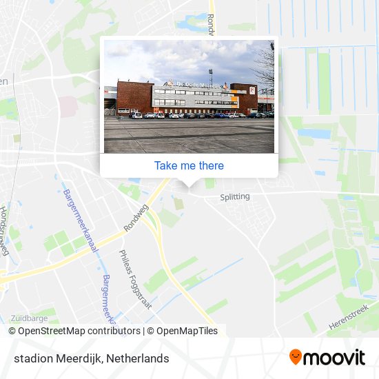 stadion Meerdijk map