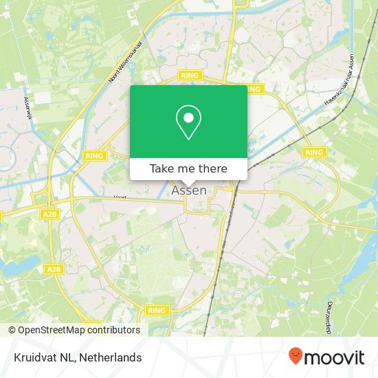 Kruidvat NL, Koopmansplein 10 map