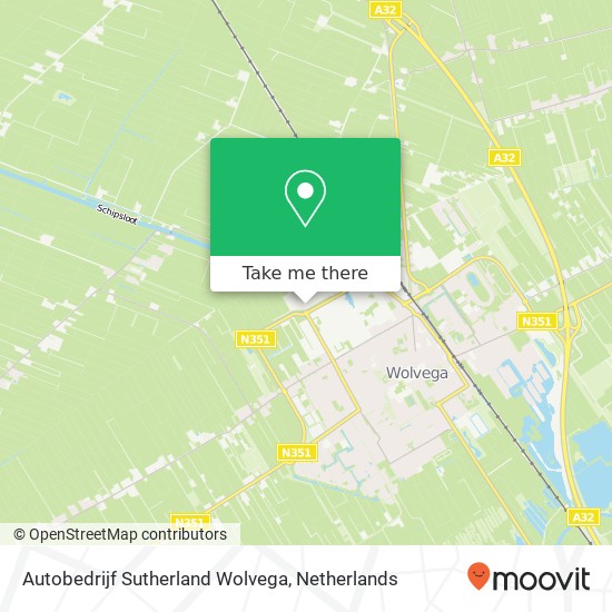 Autobedrijf Sutherland Wolvega, Tinweg 5 map