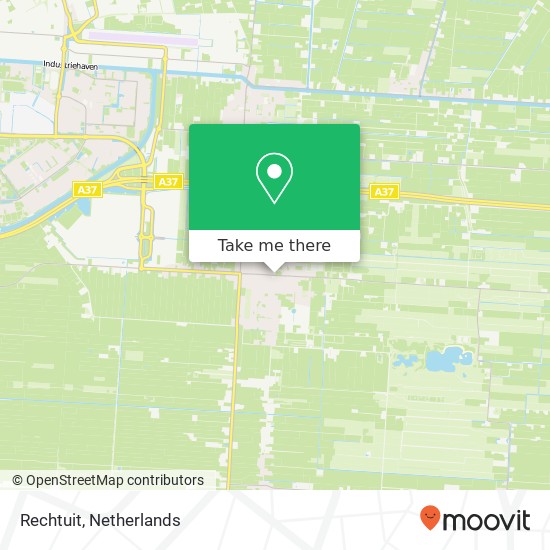 Rechtuit, 7913 BD Hollandscheveld map