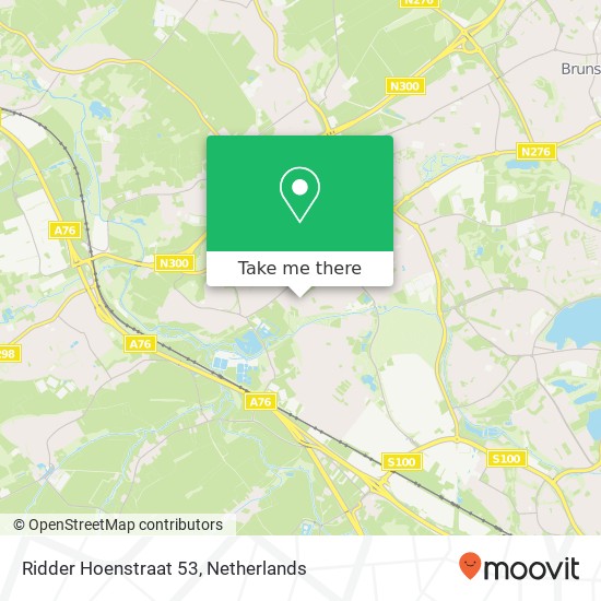 Ridder Hoenstraat 53, 6431 PA Hoensbroek map