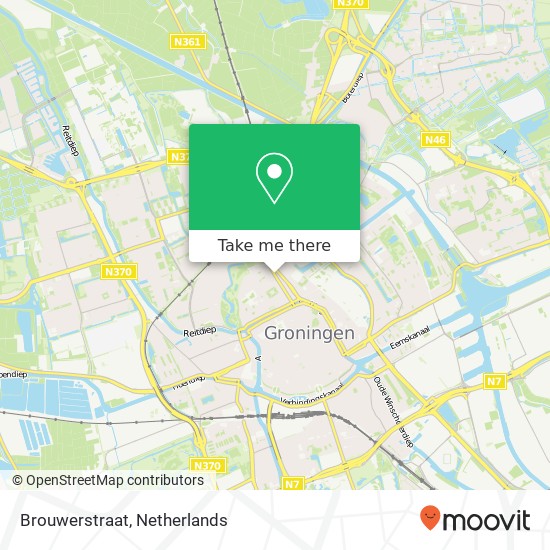 Brouwerstraat, 9712 NP Groningen map