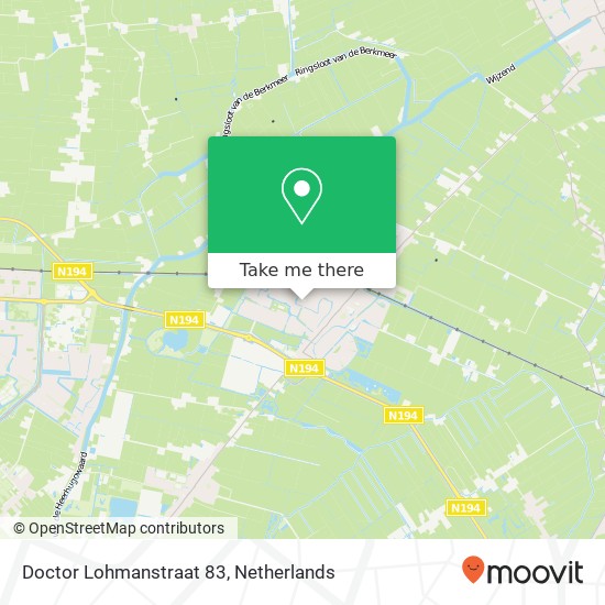 Doctor Lohmanstraat 83, 1713 TJ Obdam map