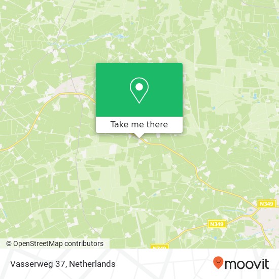 Vasserweg 37, 7638 PK Nutter Karte